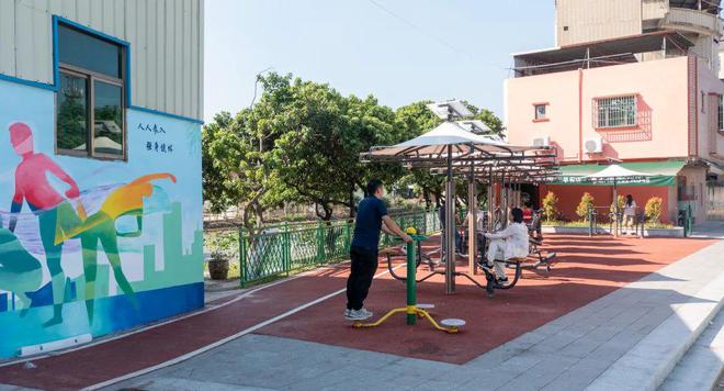 YY易游：聚力“百千萬工程”田頭角村智能化健身路徑建成(圖2)