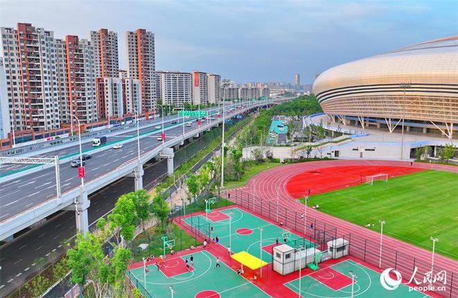 YY易游體育：江西贛州：全民健身中心成健身鍛煉好去處(圖9)